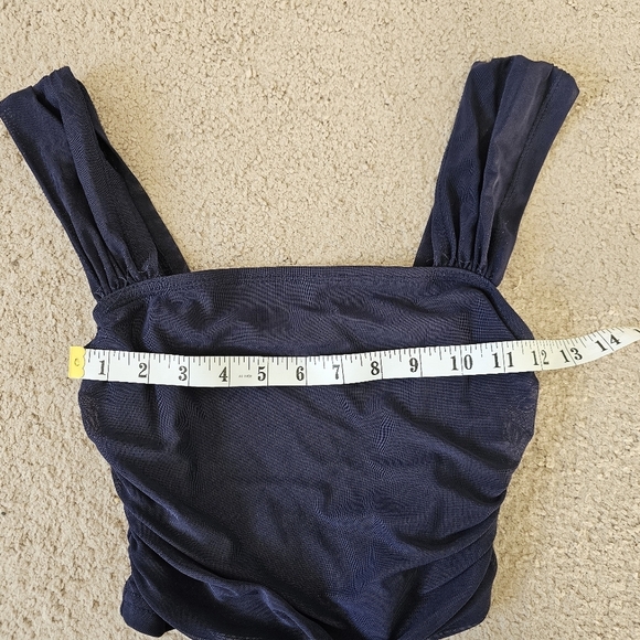 Elegant Navy Blue Women's Top shein Size S - Picture 3 of 3